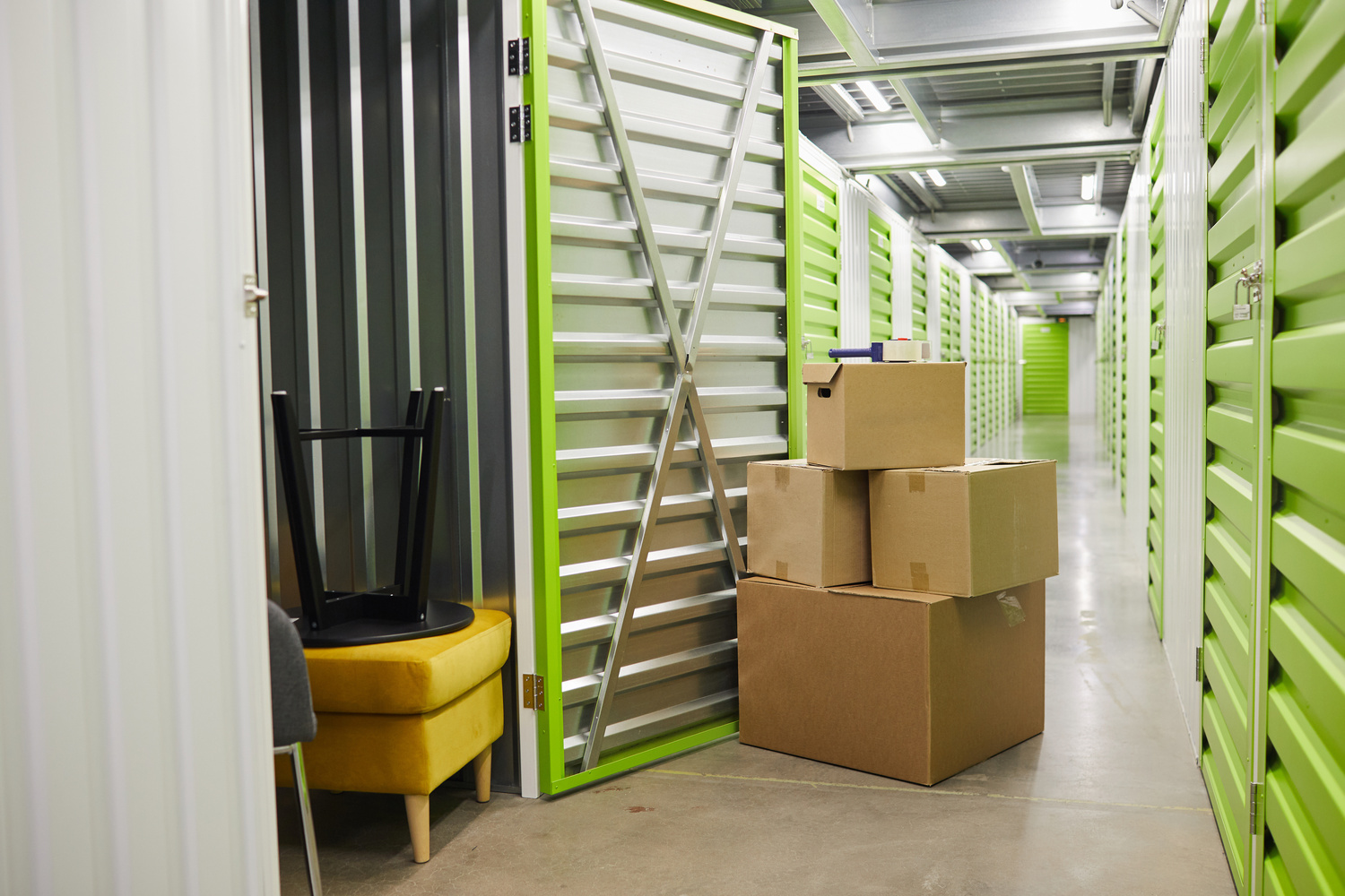 quel type de stockage dans un garde meuble